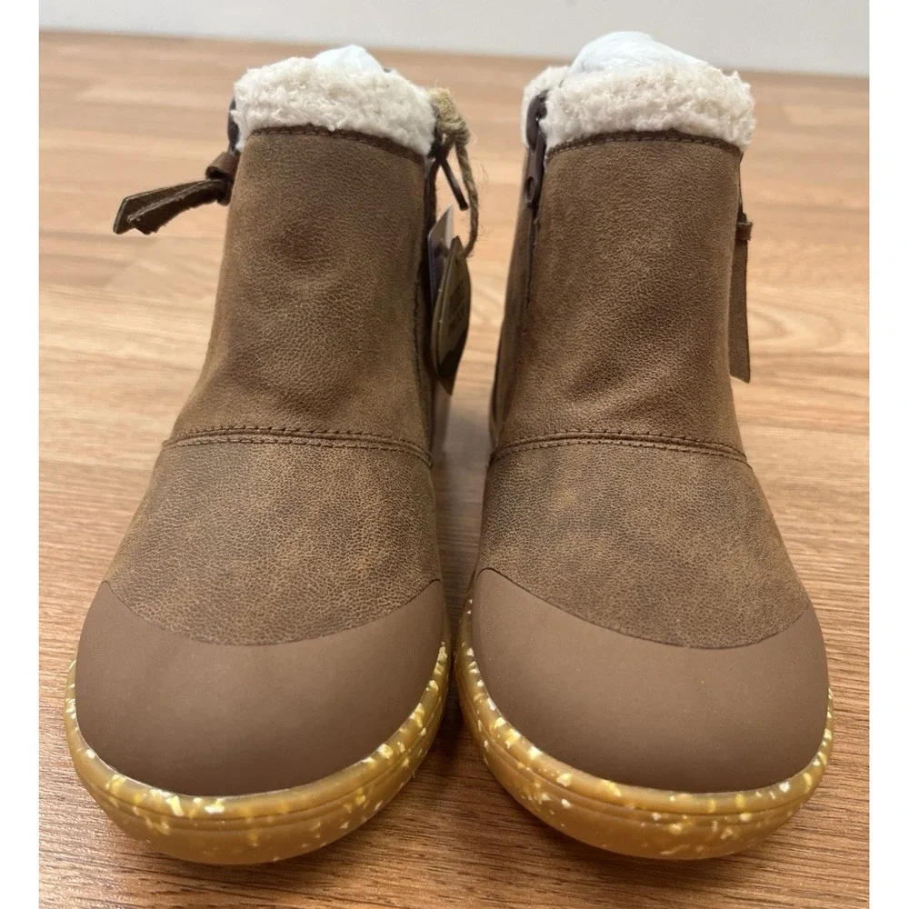 Livie & Luca Rook Ankle Boots Waterproof Brown Unisex Toddler Size 13 NEW